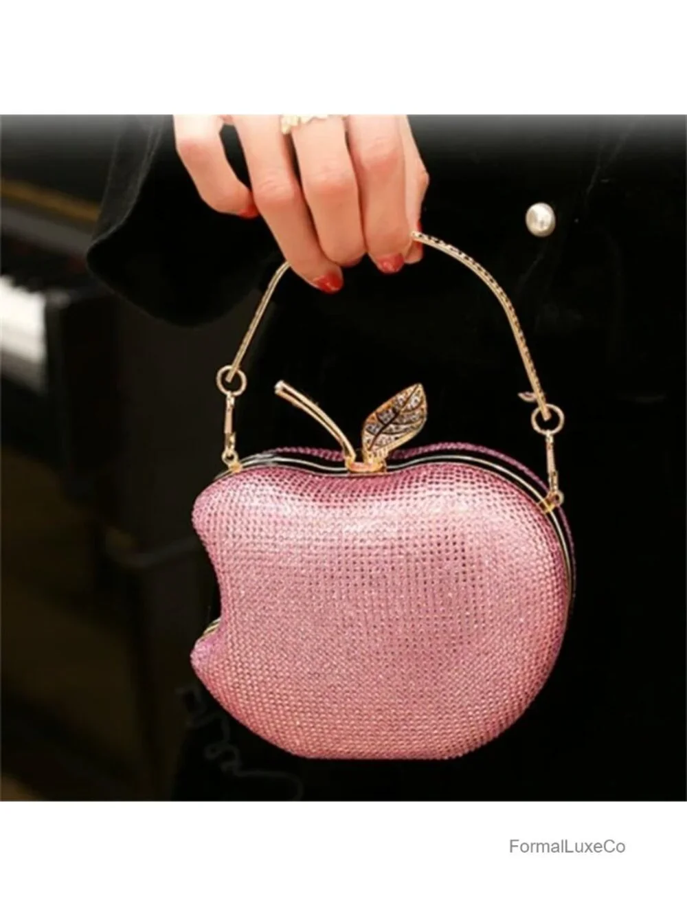 Sparkly Rhinestone Handbag Bling Minaudiere Clutch Crystal Evenings Party Purse